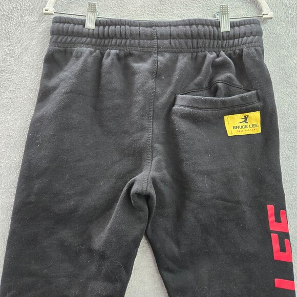 Bruce Lee x Shoe Palace Men Pants‎ S Black Jogger Logo Claw Scratch Embroidered - Picture 7 of 14